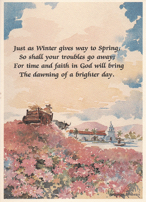 Pearls of Love - Romantic Card No. 35 - A Brighter Day