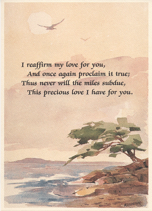 Pearls of Love - Romantic Card No. 24- This Precious Love
