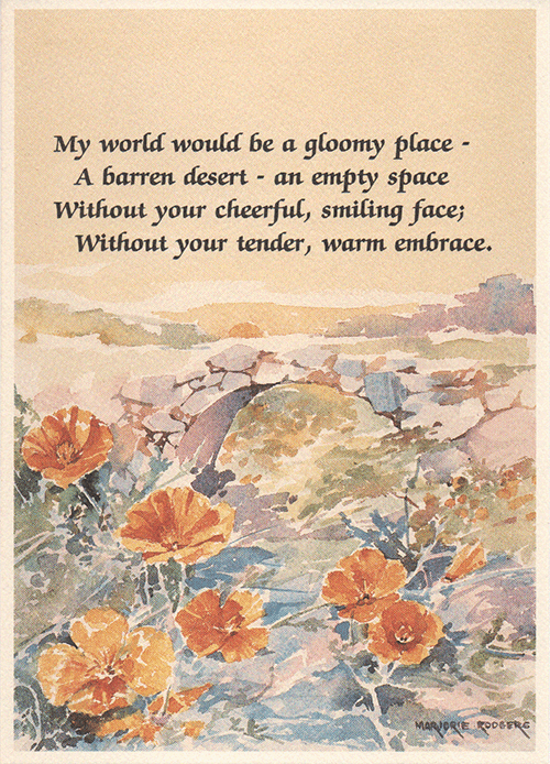 Pearls of Love - Romantic Card No  34 - Your Warm Embrace